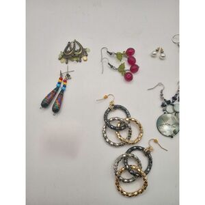 8 Pairs of Vintage Earrings Some with Makers Mark
